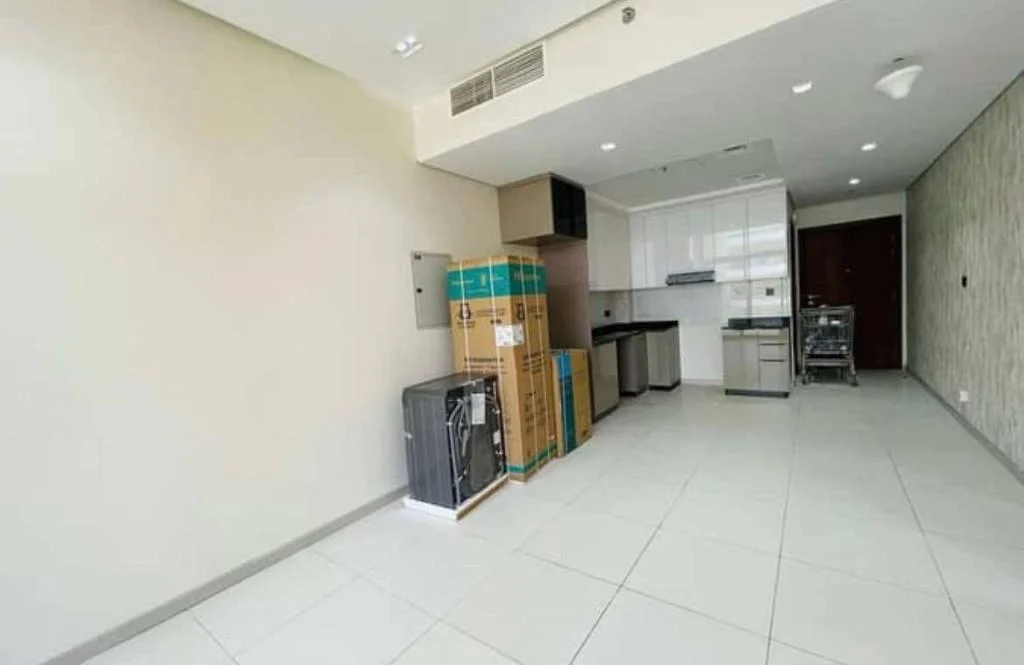 Modern 1BR 2 Balconies Pool View Binghatti Crystals DSO, Dubai (5)