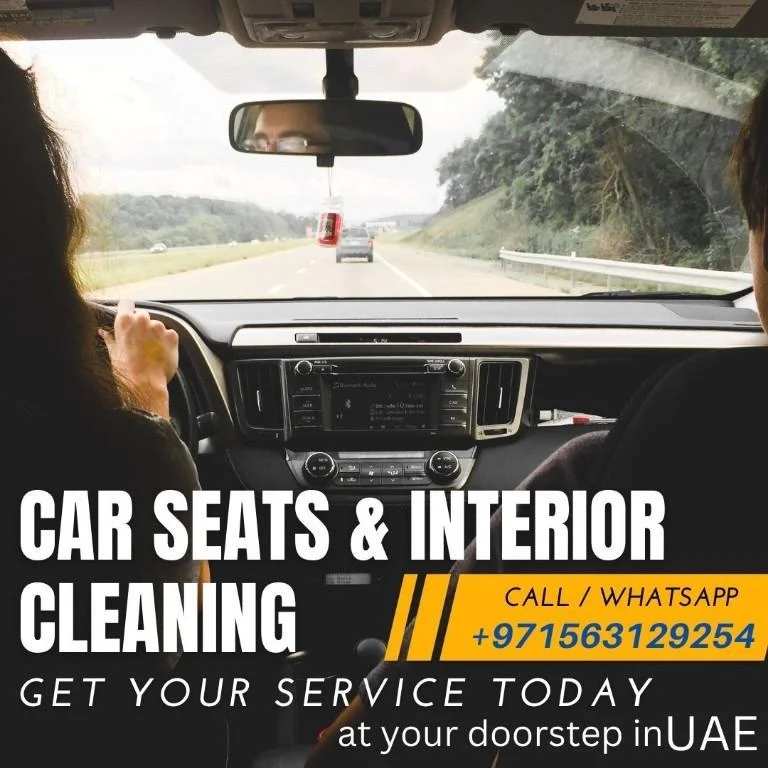 Car Seat Whole Interior Deep Shampoo Cleaning Dubai 0563129254